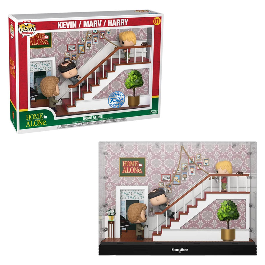 FUNKO POP MOMENTS HOME ALONE EXCLUSIVE - KEVIN / MARV / HARRY 01 (68429) BRINDE