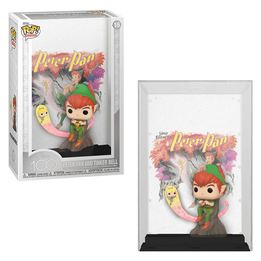 FUNKO POP MOVIE POSTERS DISNEY 100TH - PETER PAN & TINKER BELL 16 (70143) BRINDE