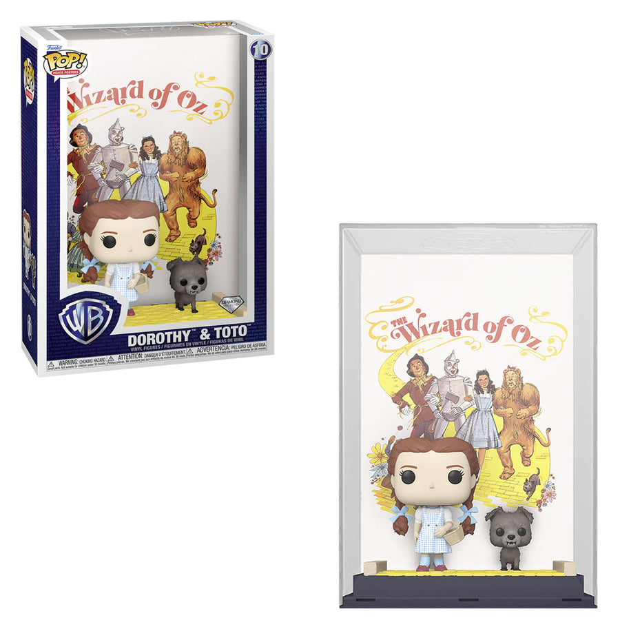 FUNKO POP MOVIE POSTERS WIZARD OF OZ - DOROTHY & TOTO 10 BRINDE