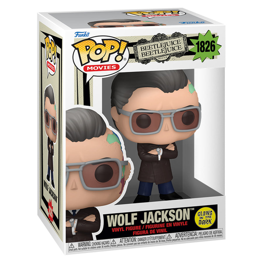 FUNKO POP MOVIES BEETLEJUICE BEETLEJUICE - WOLF JACKSON 1826 (GLOWS IN THE DARK)