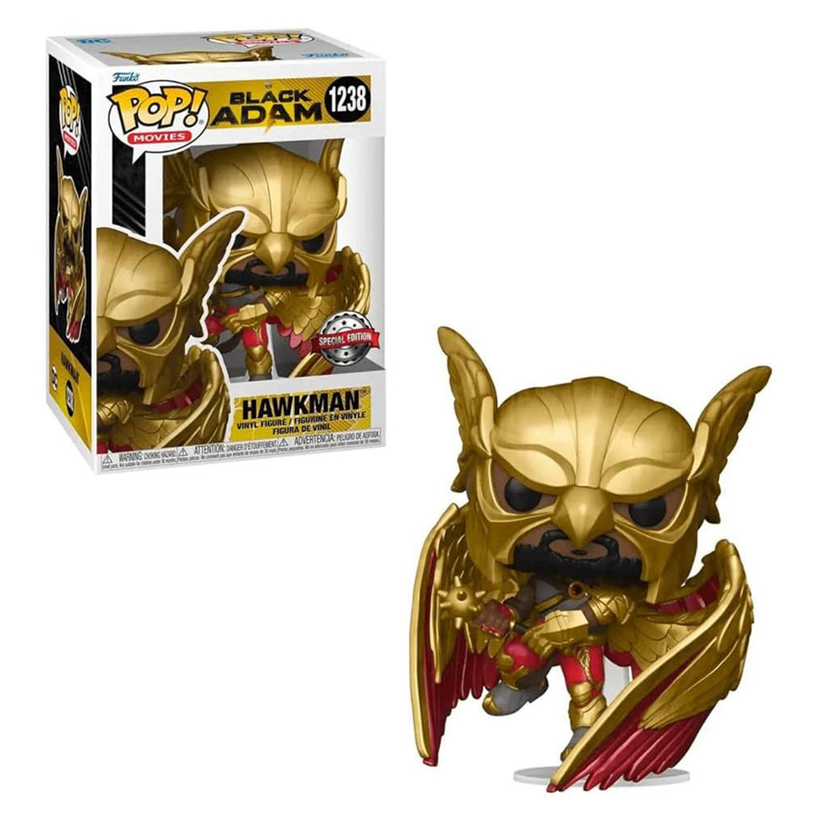 FUNKO POP MOVIES BLACK ADAM EXCLUSIVE - HAWKMAN 1238 BRINDE