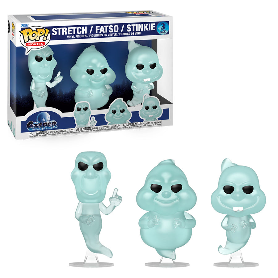 FUNKO POP MOVIES CASPER 30TH ANNIVERSARY - STRETCH / FATSO / STINKIE 3-PACK (86337)