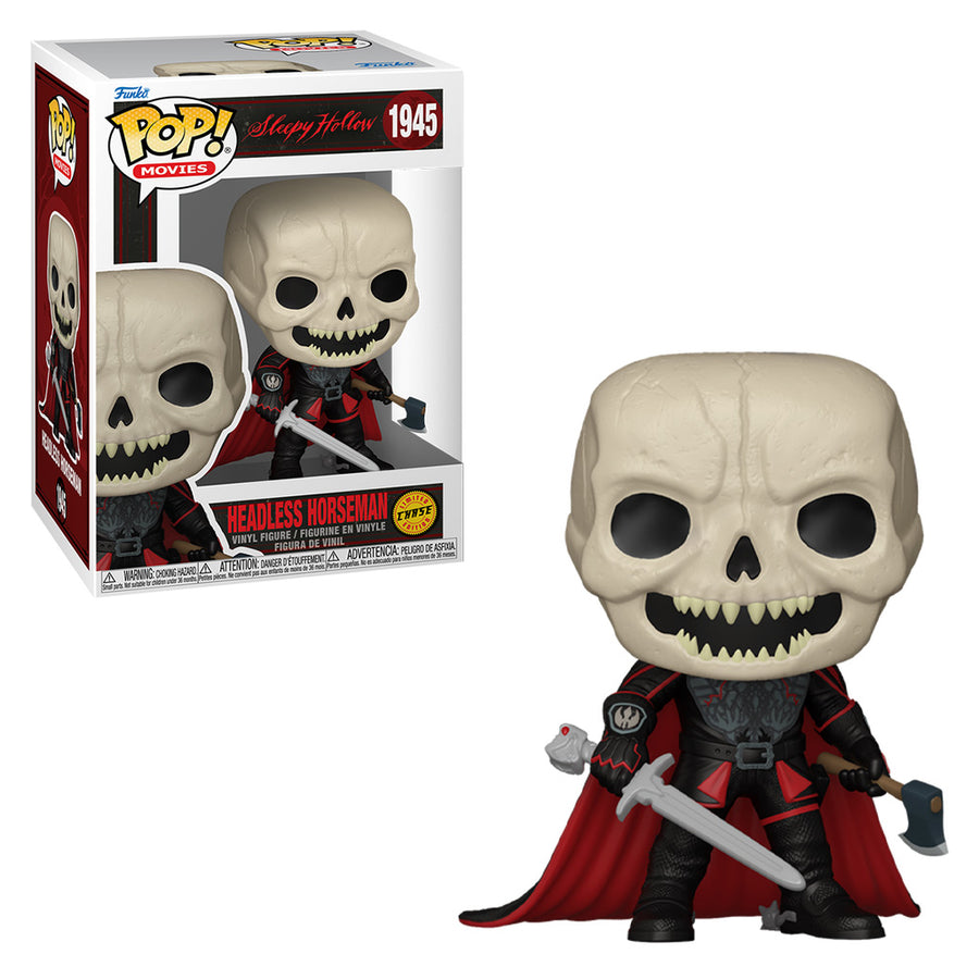FUNKO POP MOVIES CHASE SLEEPY HOLLOW - HEADLESS HORSEMAN 1945 BRINDE