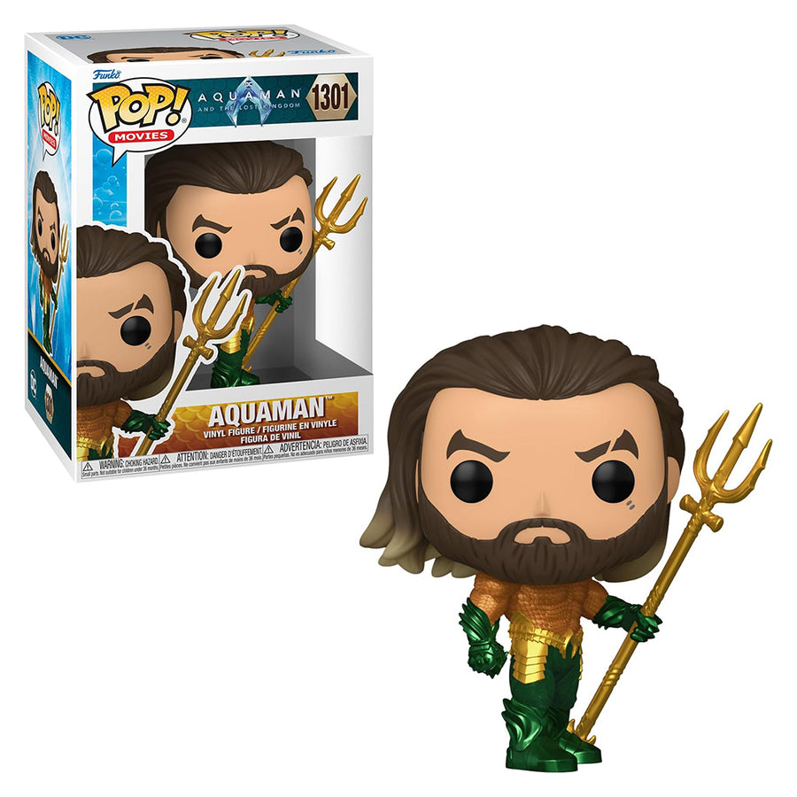 FUNKO POP MOVIES DC AQUAMAN AND THE LOST KINGDOM - AQUAMAN 1301 BRINDE