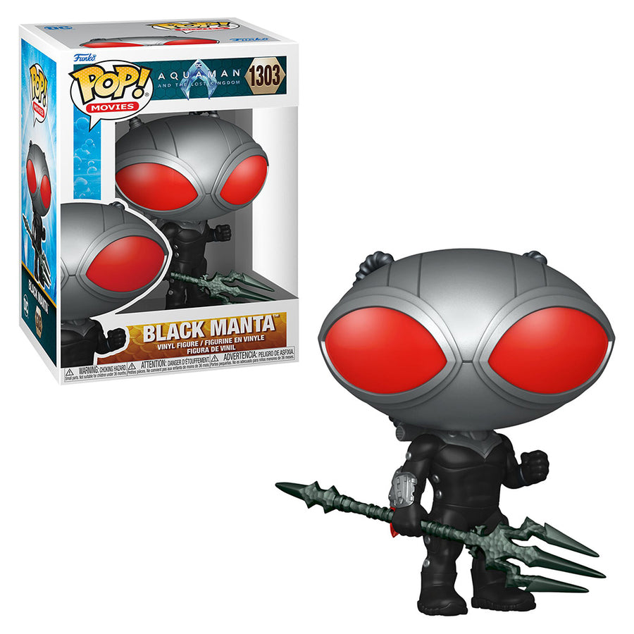 FUNKO POP MOVIES DC AQUAMAN AND THE LOST KINGDOM - BLACK MANTA 1303 BRINDE