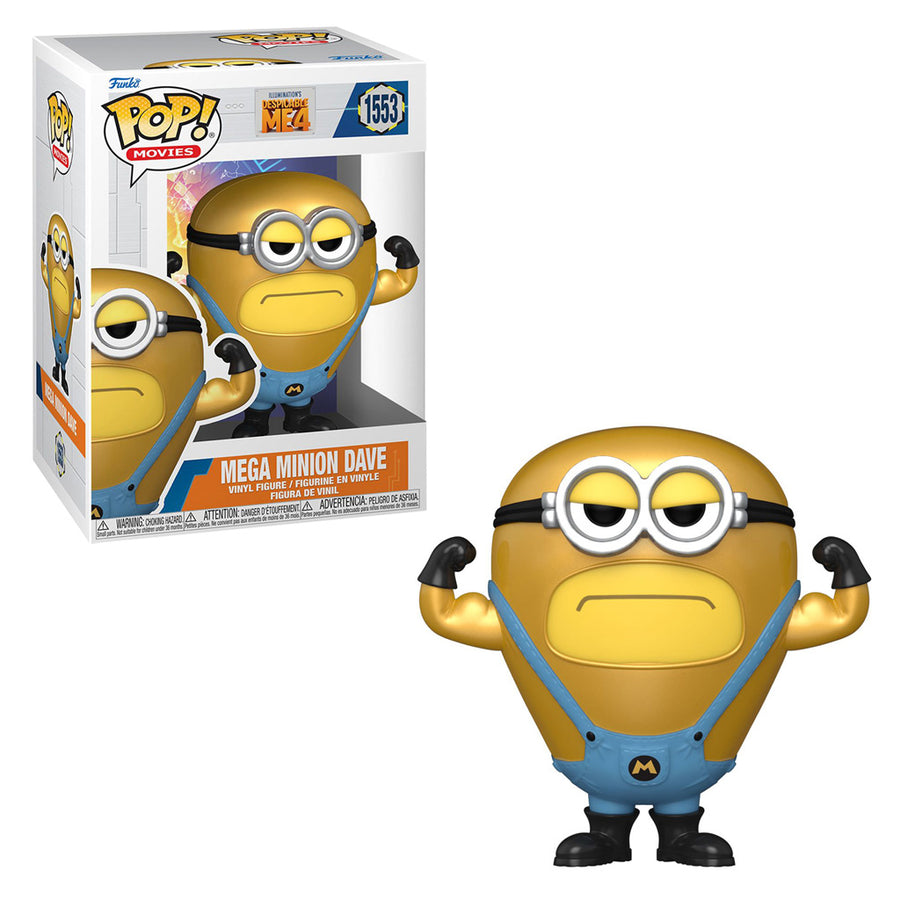 FUNKO POP MOVIES DESPICABLE ME 4 - MEGA MINION DAVE 1553 BRINDE