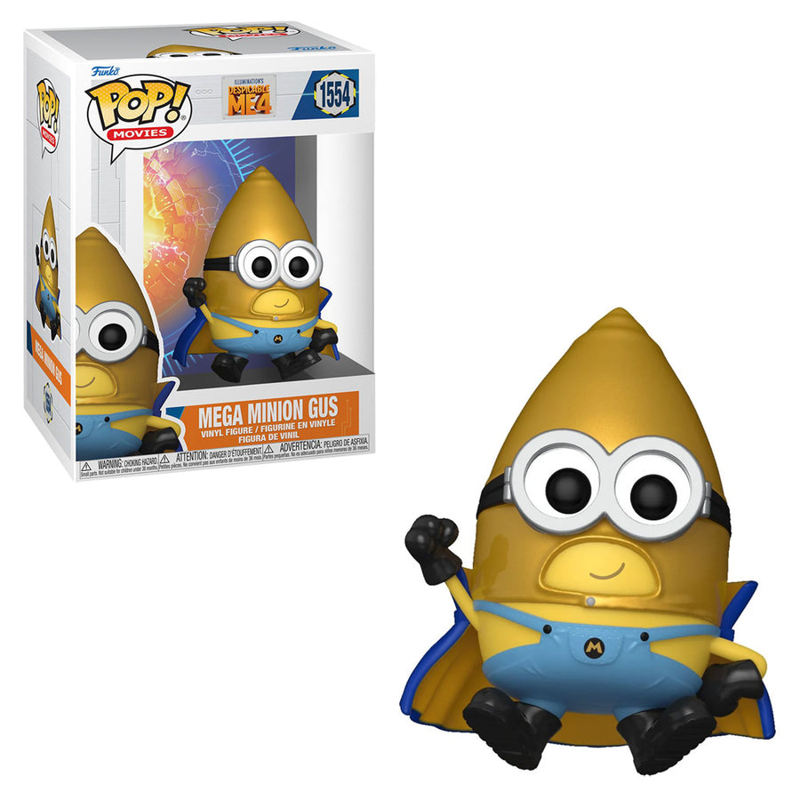 FUNKO POP MOVIES DESPICABLE ME 4 - MEGA MINION GUS 1554 BRINDE