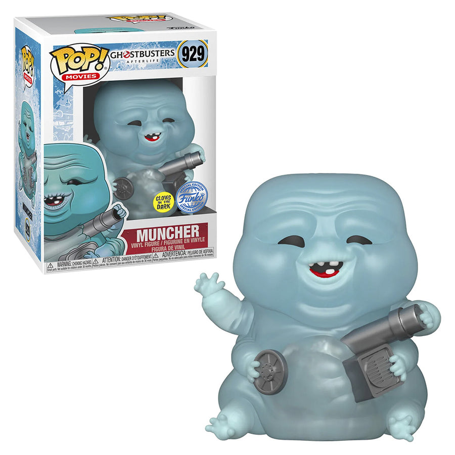 FUNKO POP MOVIES GHOSTBUSTERS AFTERLIFE EXCLUSIVE - MUNCHER 929 (GLOWS IN THE DARK) BRINDE