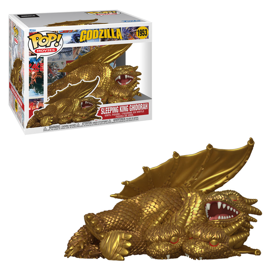 FUNKO POP MOVIES GODZILLA SUPER SIZED - SLEEPING KING GHIDORAH 1953 BRINDE
