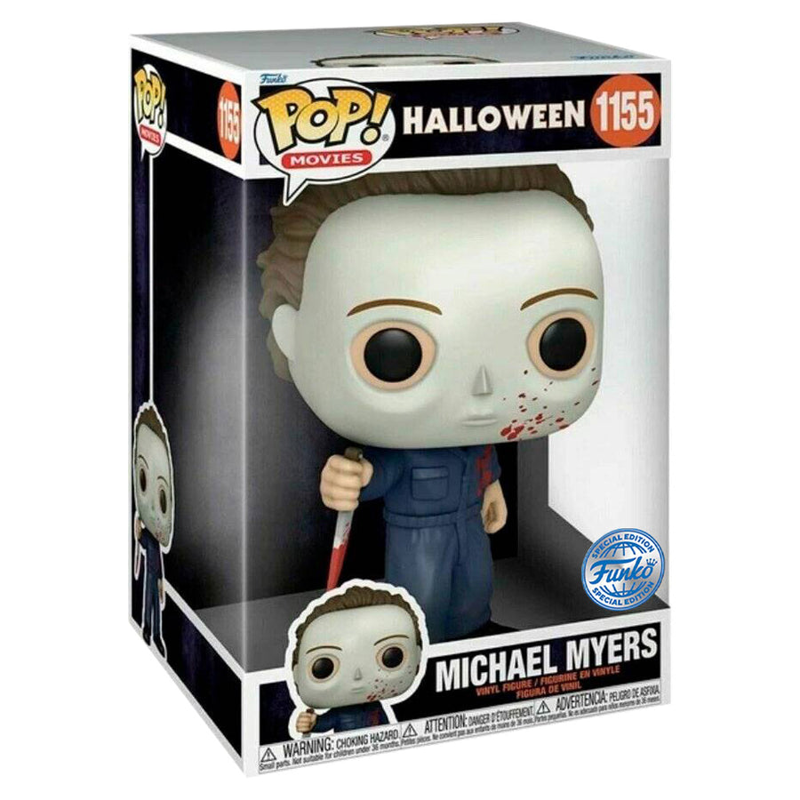 FUNKO POP MOVIES HALLOWEEN EXCLUSIVE - MICHAEL MYERS 1155 (SUPER SIZED 10