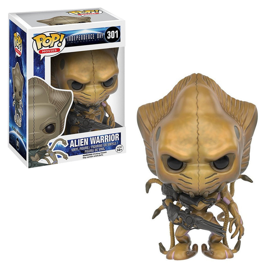 FUNKO POP MOVIES INDEPENDENCE DAY - ALIEN WARRIOR 301 BRINDE