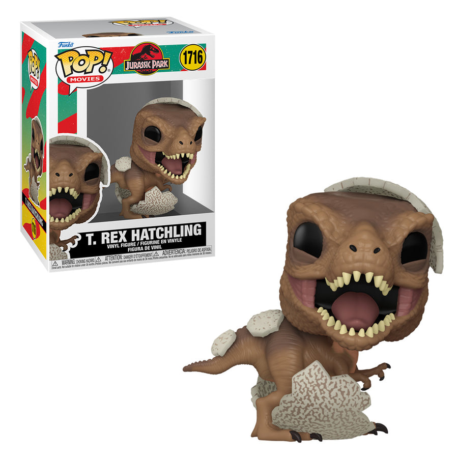 FUNKO POP MOVIES JURASSIC PARK - T.REX HATCHLING 1716 BRINDE