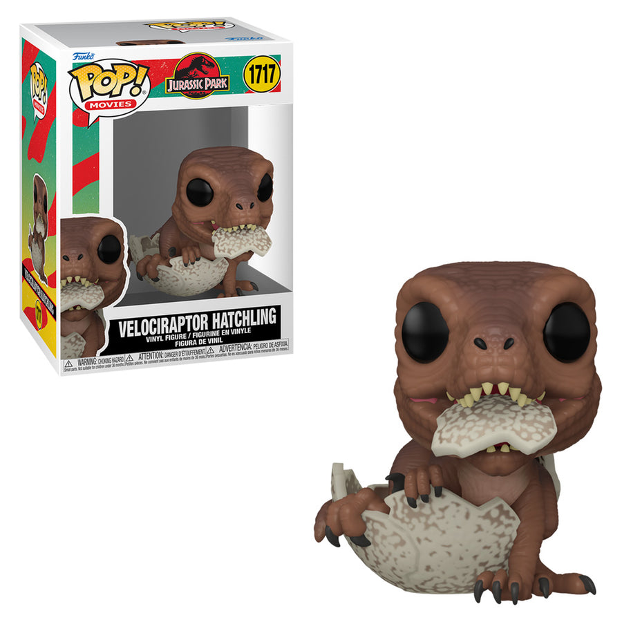 FUNKO POP MOVIES JURASSIC PARK - VELOCIRAPTOR HATCHLING 1717 BRINDE