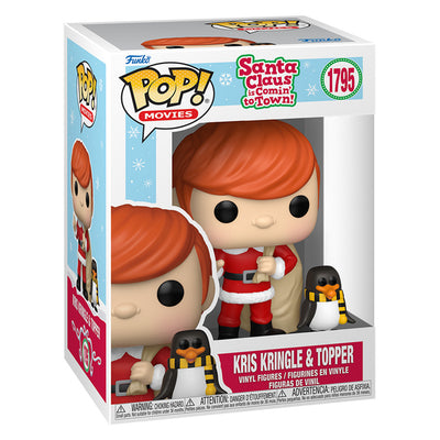FUNKO POP MOVIES SANTA CLAUS IS COMING TO TOWN - KRIS KRINGLE & TOPPER 1795