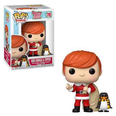 FUNKO POP MOVIES SANTA CLAUS IS COMING TO TOWN - KRIS KRINGLE & TOPPER 1795