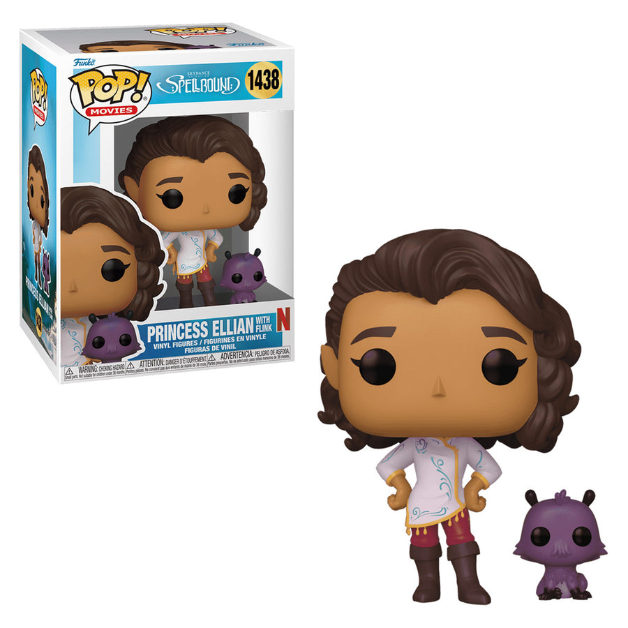 FUNKO POP MOVIES SPELLBOUND - PRINCESS ELLIAN WITH FLINK 1438 BRINDE