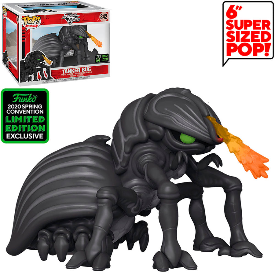 FUNKO POP MOVIES STARSHIP TROOPERS EXCLUSIVE ECCC 2020 - TANKER BUG 842 BRINDE