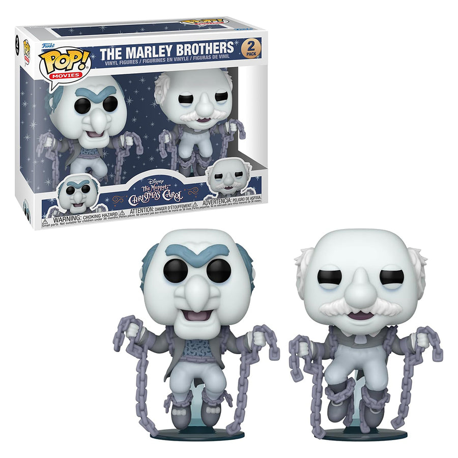 FUNKO POP MOVIES THE MUPPET CHRISTMAS CAROL - THE MARLEY BROTHERS 2-PACK (72410) BRINDE