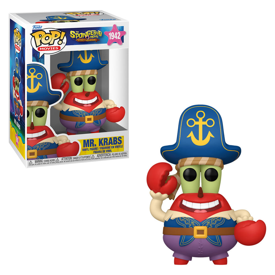 FUNKO POP MOVIES THE SPONGEBOB MOVIE - MR. KRABS 1942 BRINDE