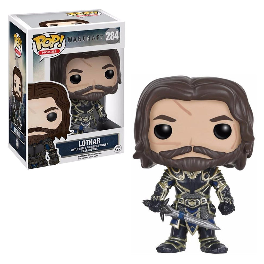 FUNKO POP MOVIES WARCRAFT - LOTHAR 284 BRINDE