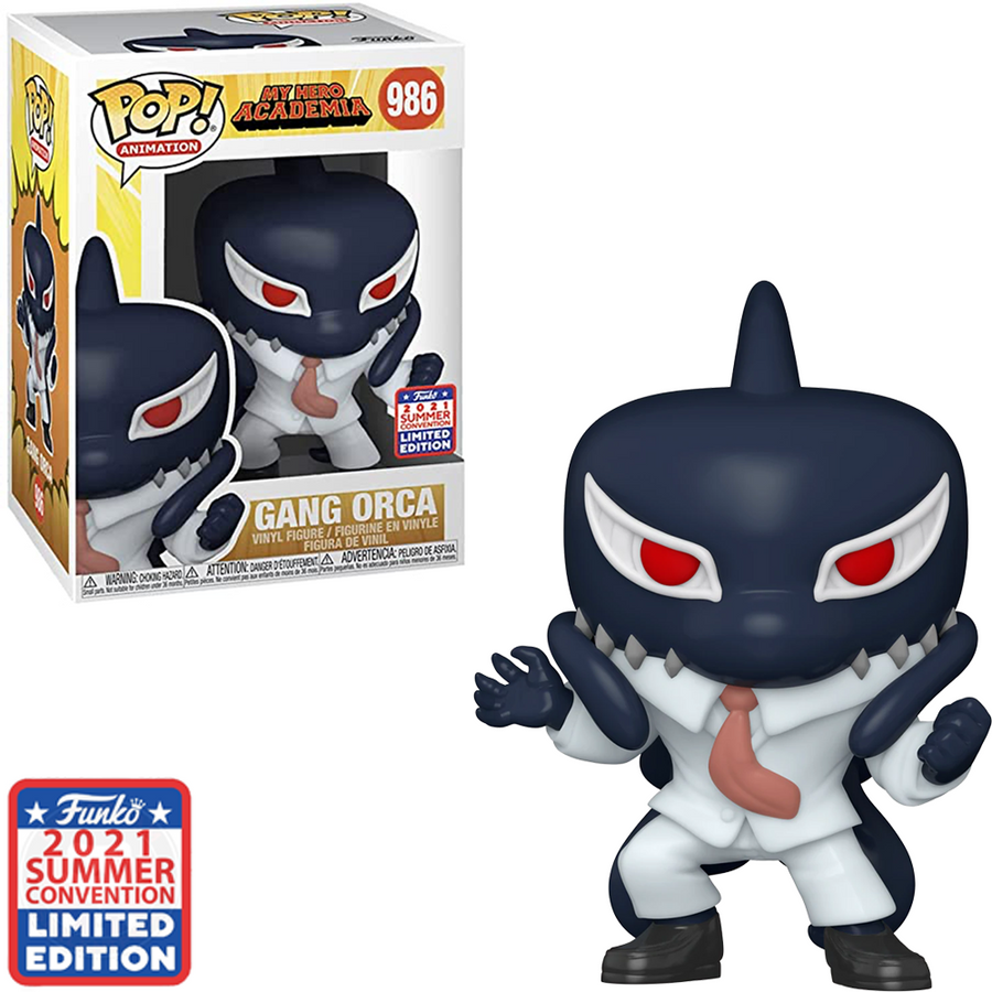 FUNKO POP MY HERO ACADEMIA SDCC 2021 EXCLUSIVE - GANG ORCA 986 BRINDE