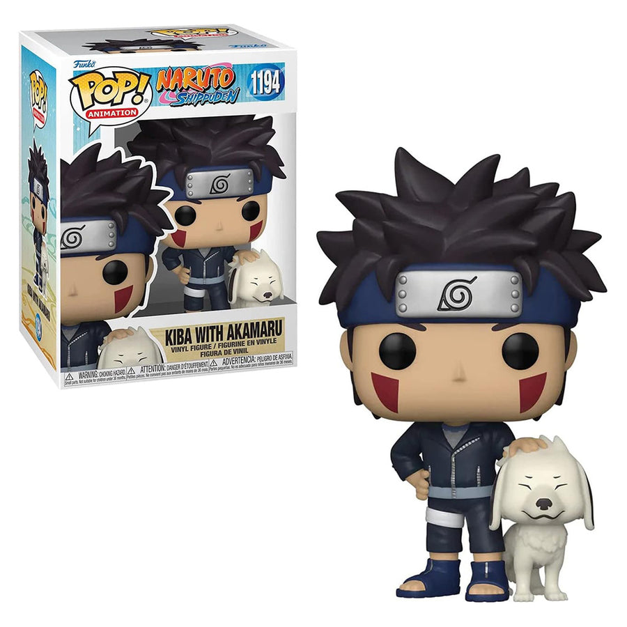FUNKO POP NARUTO - KIBA W/AKAMARU 1194 BRINDE