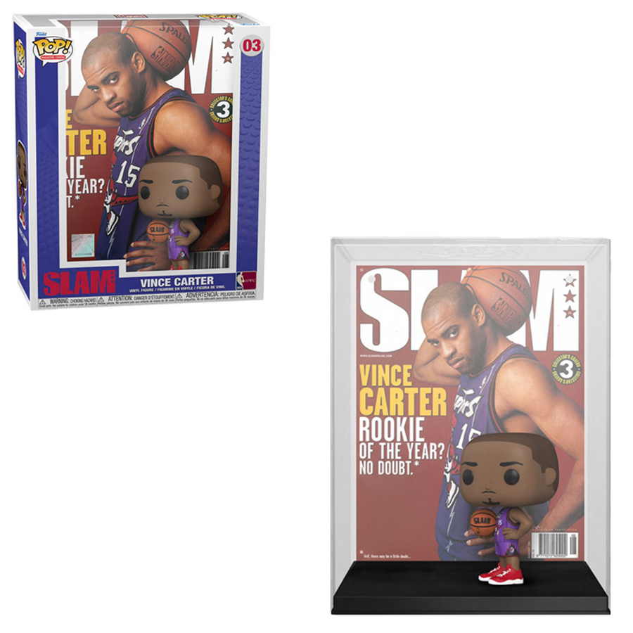 FUNKO POP NBA COVER SLAM - VINCE CARTER 03 BRINDE
