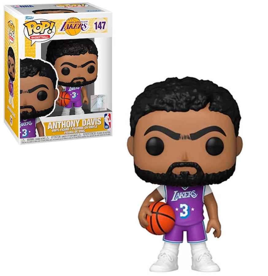 FUNKO POP NBA LAKERS - ANTHONY DAVIS 147 BRINDE