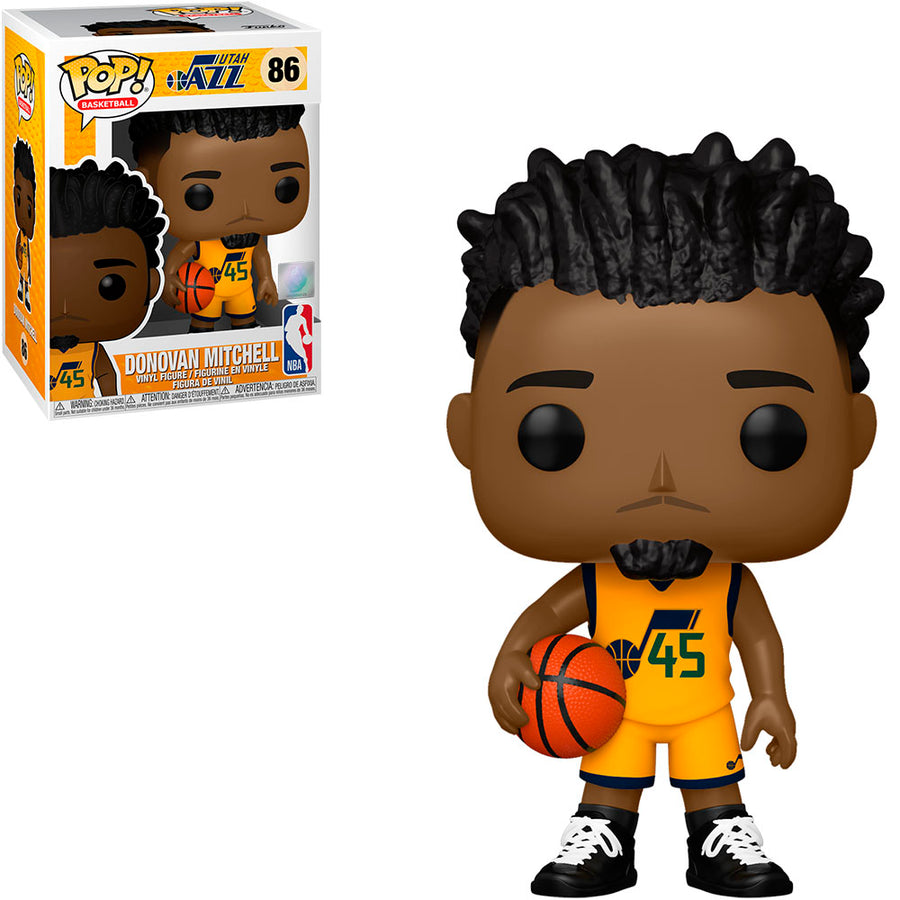 FUNKO POP BASKETBALL NBA UTAH JAZZ - DONOVAN MITCHELL 86 BRINDE
