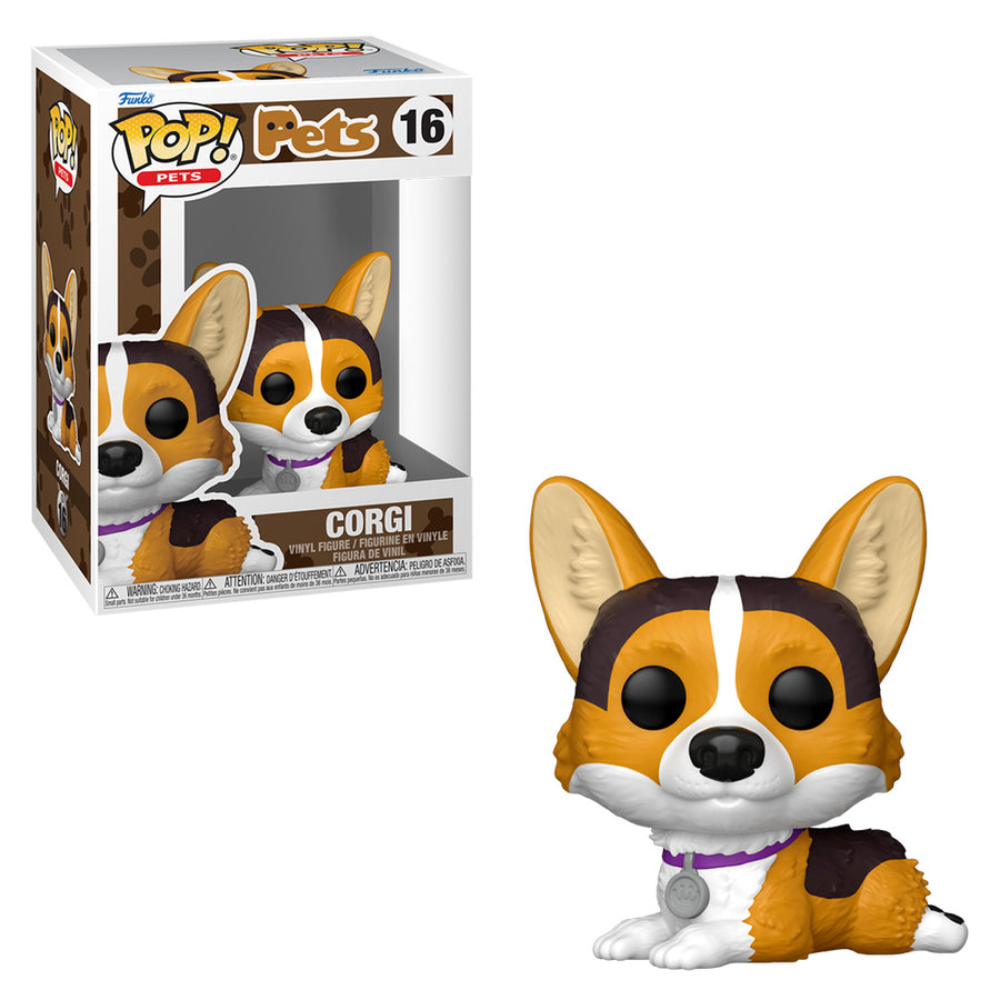 FUNKO POP PETS - CORGI 16 BRINDE