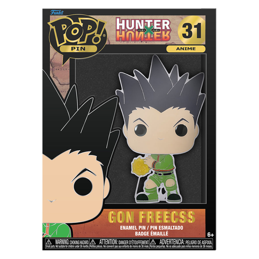 FUNKO POP PIN HUNTER X HUNTER - GON FREECSS (44401) BRINDE