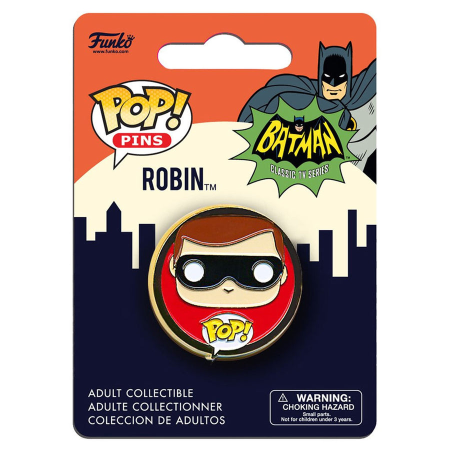 FUNKO POP PINS DC UNIVERSE 1966 ROBIN BRINDE