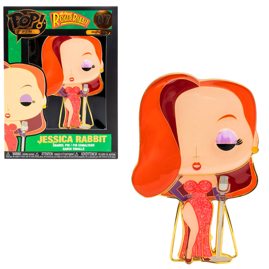 FUNKO POP PINS ROGER RABBIT - JESSICA RABBIT BRINDE