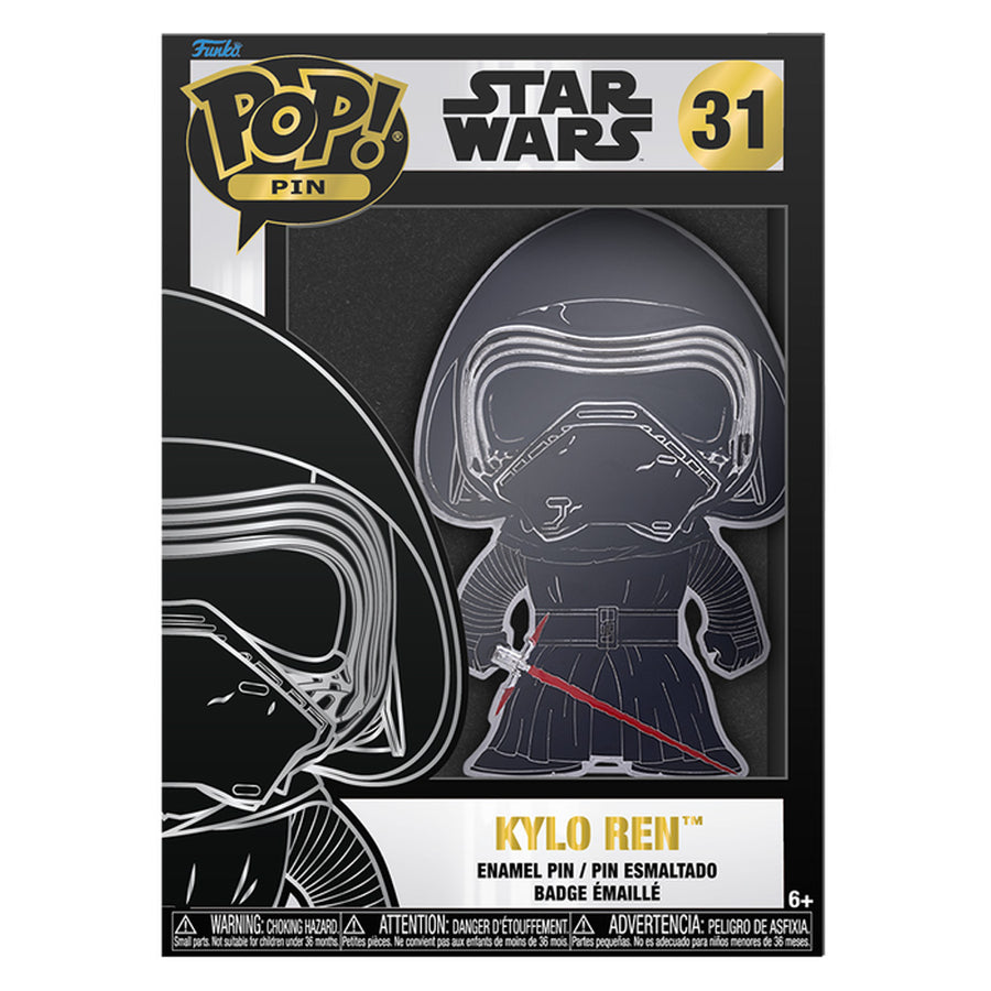 FUNKO POP PIN STAR WARS - KYLO REN (43704) BRINDE