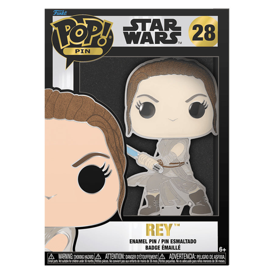 FUNKO POP PINS STAR WARS REY (43702) BRINDE