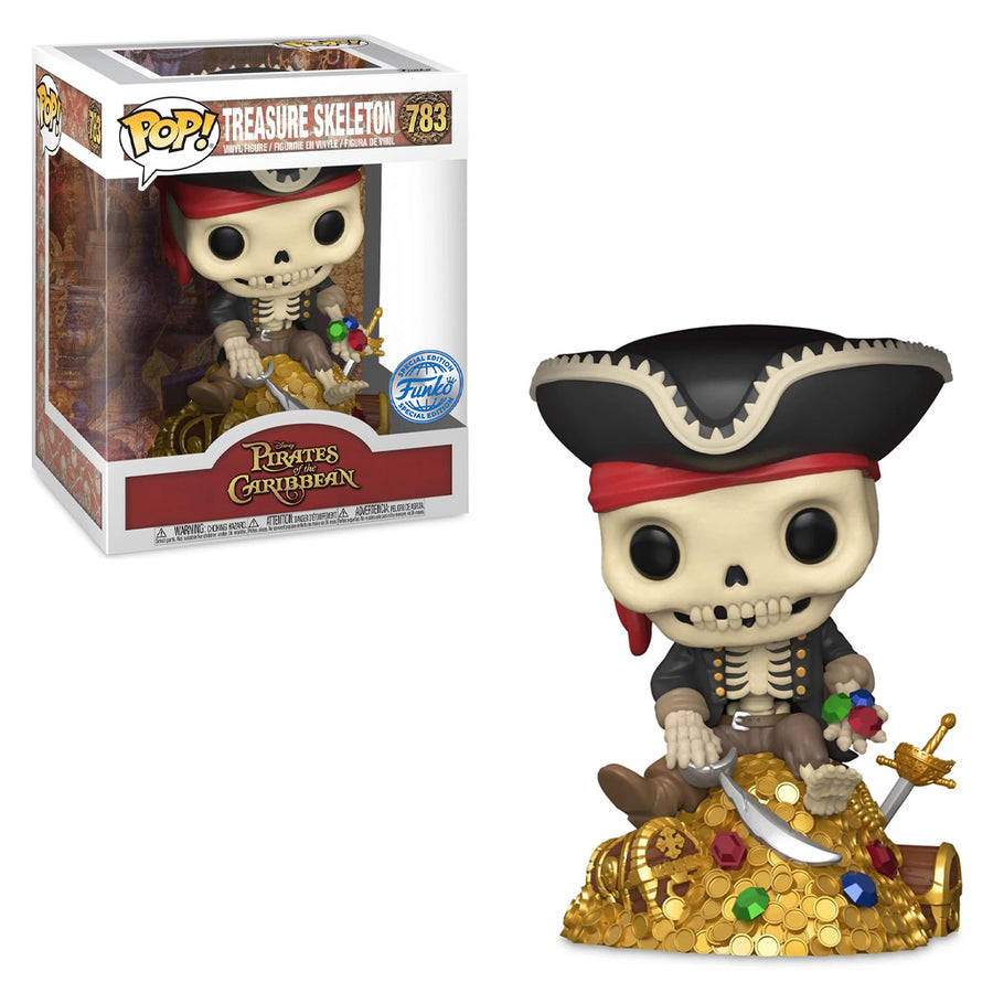 FUNKO POP PIRATES OF CARIBBEAN EXCLUSIVE - TREASURE SKELETON 783