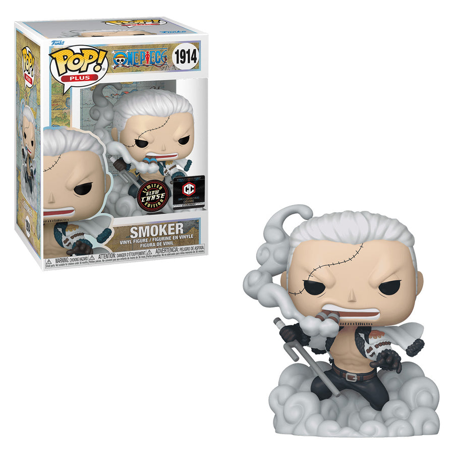 FUNKO POP PLUS CHASE ONE PIECE - SMOKER 1914 BRINDE