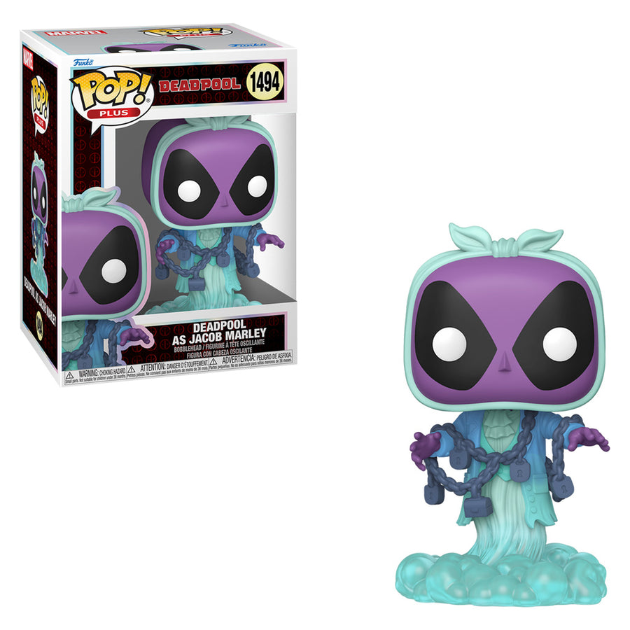 FUNKO POP PLUS MARVEL DEADPOOL - DEADPOOL AS JACOB MARLEY 1494 BRINDE