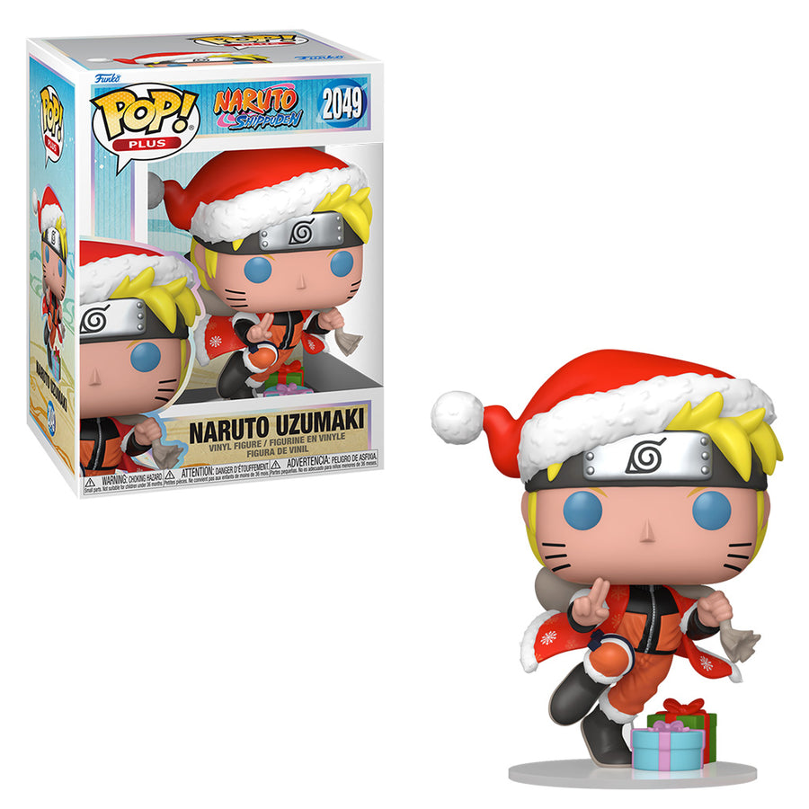 FUNKO POP PLUS NARUTO SHIPPUDEN HOLIDAY - NARUTO UZUMAKI 2049 BRINDE