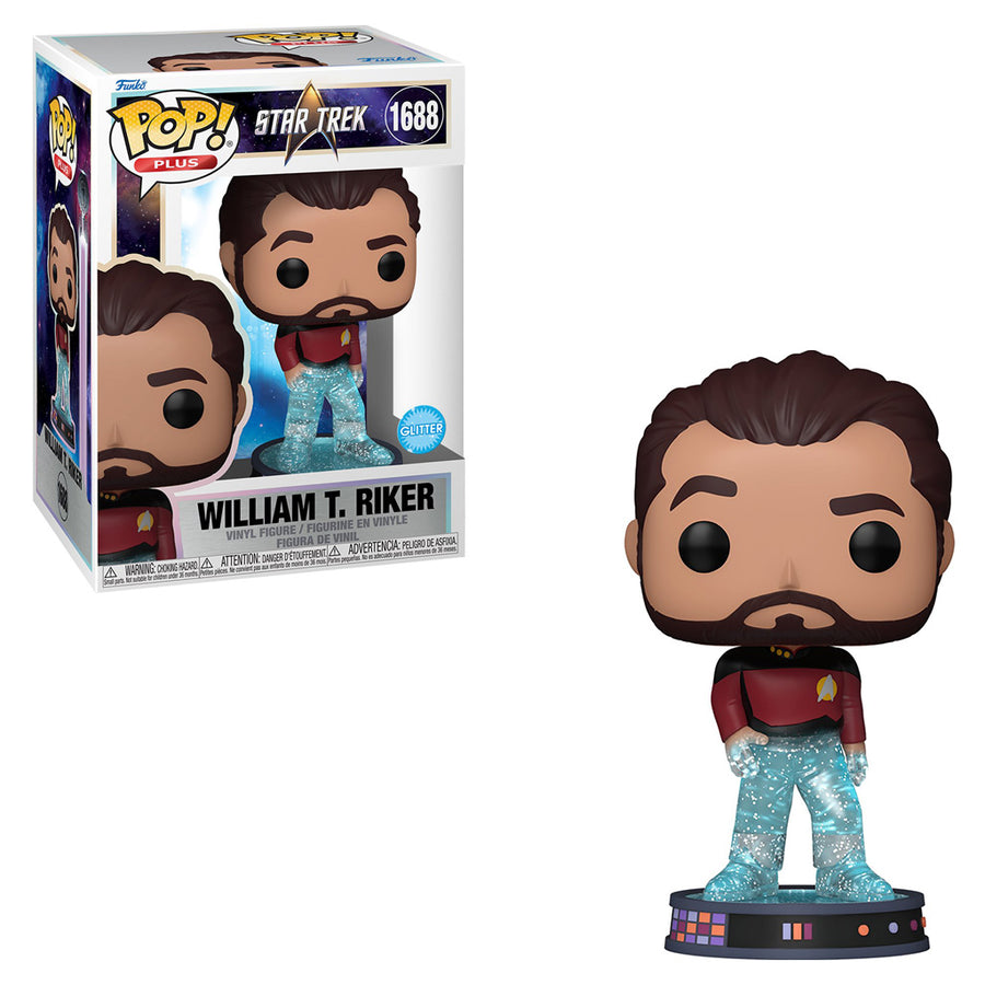 FUNKO POP PLUS STAR TREK - WILLIAM T.RIKER 1688 (GLITTER) BRINDE