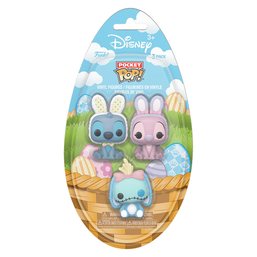 FUNKO POP POCKET DISNEY LILO & STITCH EASTER 3-PACK (83110) BRINDE