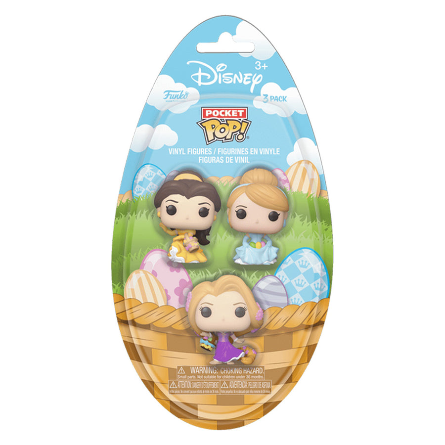 FUNKO POP POCKET DISNEY PRINCESS EASTER 3-PACK (86144) BRINDE