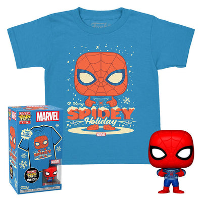 FUNKO POP POCKET & TEE MARVEL SPIDER-MAN - TAMANHO LG (72947)
