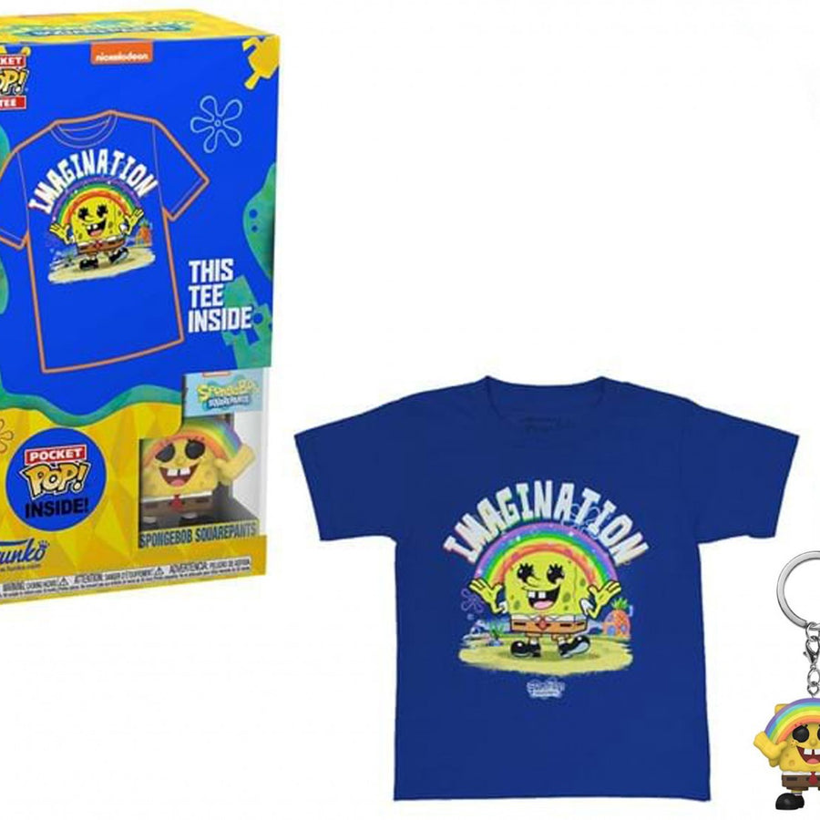 FUNKO POP POCKET + TEE SPONGEBOB XS 63483 BRINDE