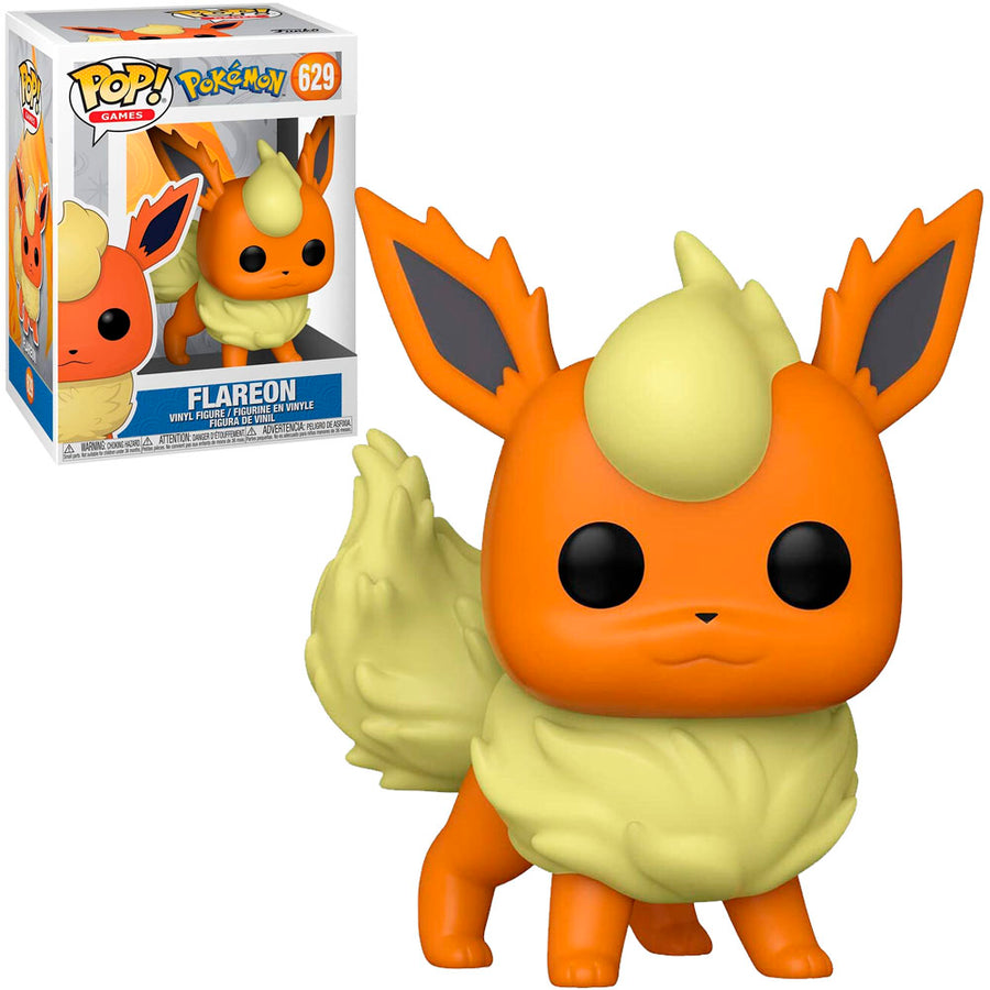 FUNKO POP GAMES POKÉMON - FLAREON 629 BRINDE