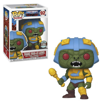 FUNKO POP RETRO TOYS MASTERS OF THE UNIVERSE EXCLUSIVE - SNAKE MAN-AT-ARMS 92 BRINDE