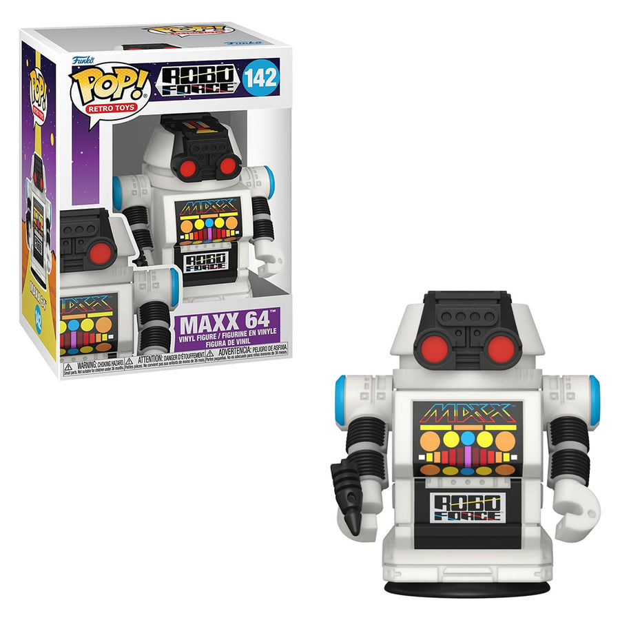 FUNKO POP RETRO TOYS ROBO FORCE - MAXX 64 (142) BRINDE