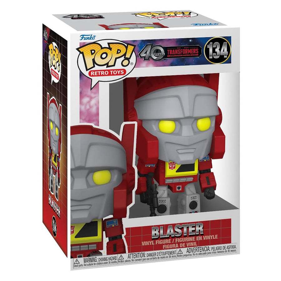 FUNKO POP RETRO TOYS TRANSFORMERS GENERATION 40TH ANNIVERSARY - BLASTER 134