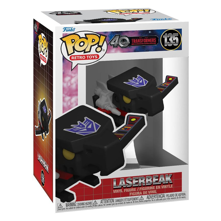 FUNKO POP RETRO TOYS TRANSFORMERS GENERATION 40TH ANNIVERSARY - LASERBEAK 135