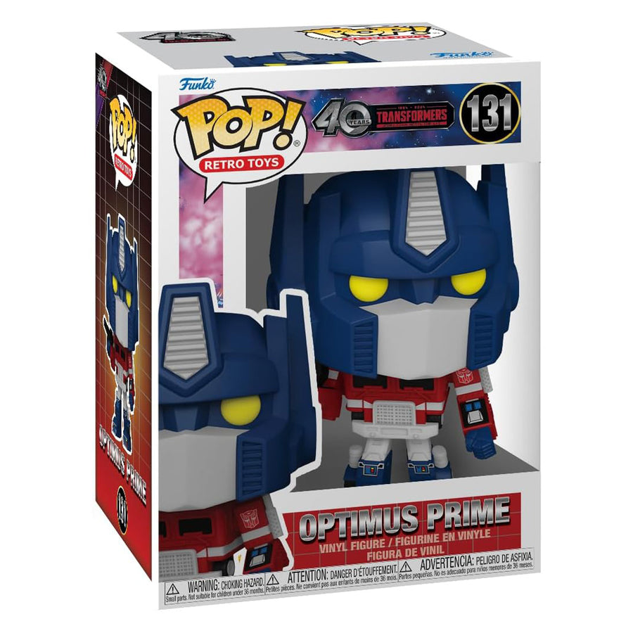 FUNKO POP RETRO TOYS TRANSFORMERS GENERATION 40TH ANNIVERSARY - OPTIMUS PRIME 131